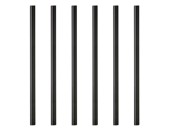 Lyngby Glas - Straw​ 14,5 cm - 6 pcs - Black (10441)