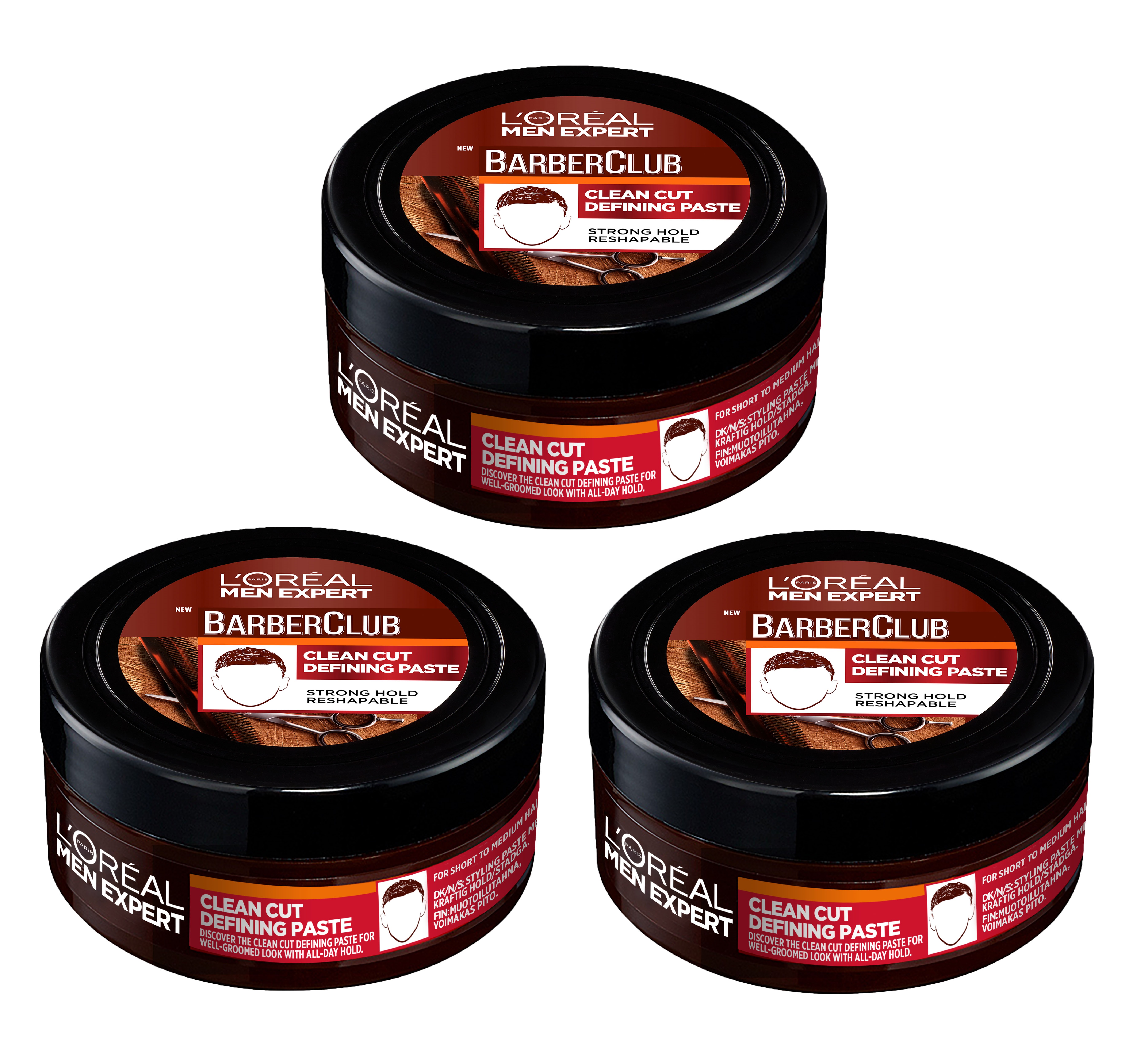 L'Oréal - 3 x Men Expert Barber Club Clean Cut Defining Paste