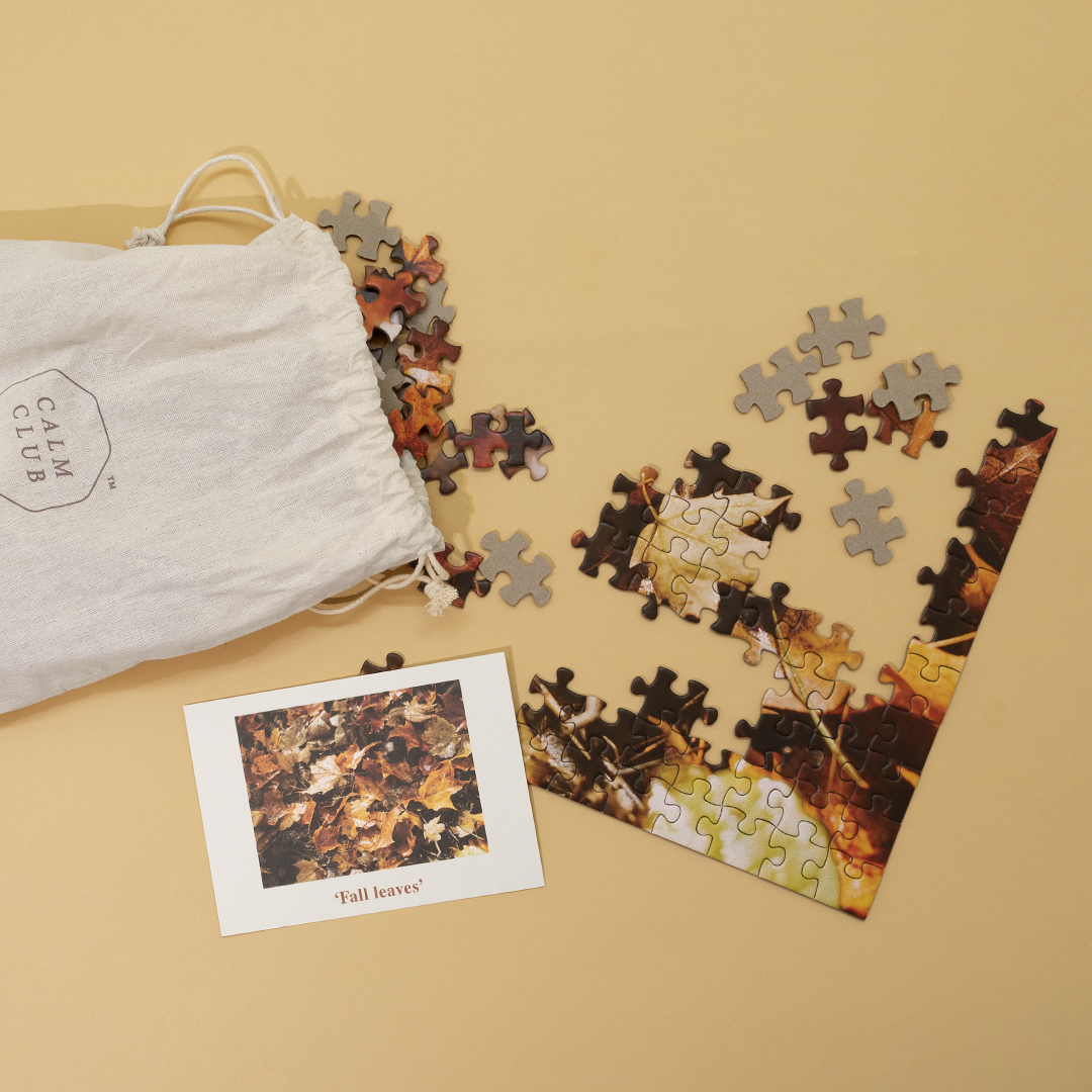 Calm Club - Peace by Piece - 500 Piece Autumn Leaf Puzzle