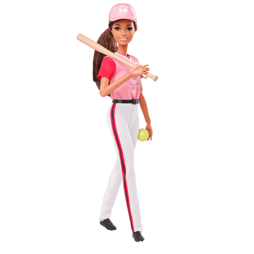 Barbie - Olympics Doll - Softball/Baseball (GJL77)