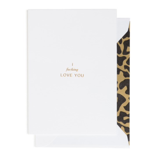 Cardsome | Cards - I Fucking Love You (White)