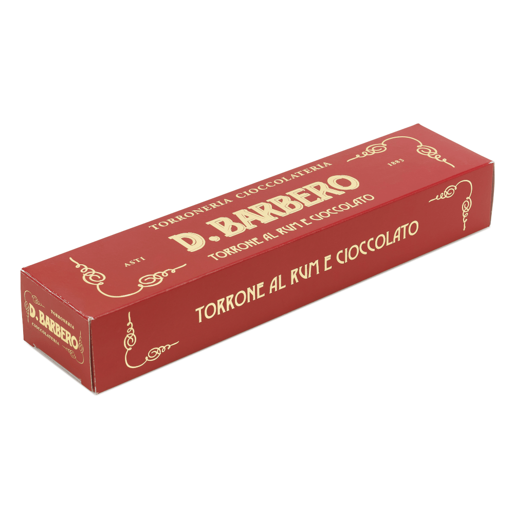 Chocolate & Rum Torrone 270g by D. Barbero