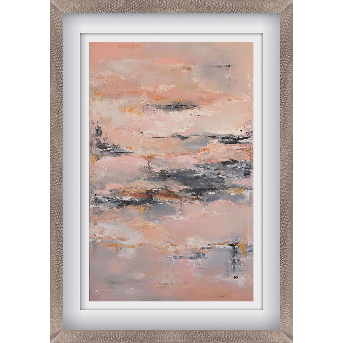 Japanese Garden in the Sky Pewter - Medium