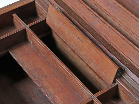 Antique Merchant's Chest Brown