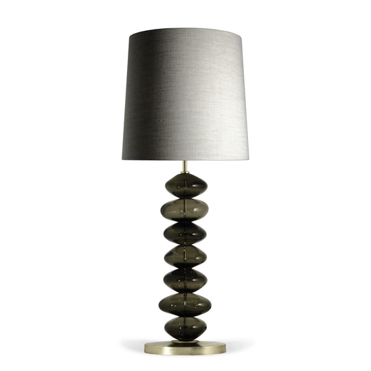 Porta Romana I Large Adam Lamp I BRONZE WITH ANTIQUED BRASS BASE