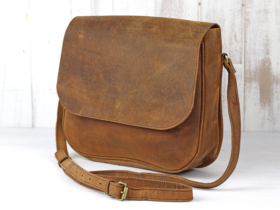 The Ella Saddle Bag Brown