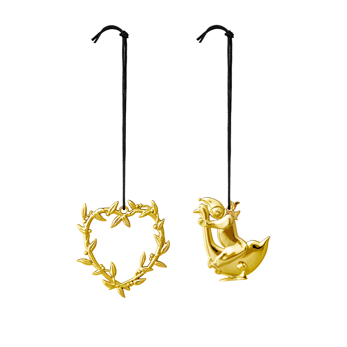 Rosendahl - Karen Blixen Sampak Hjerte Mistelten & Dreng & Gås - Gold (32342)