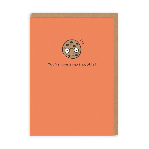 Graduation Smart Cookie Enamel Pin Greeting Card