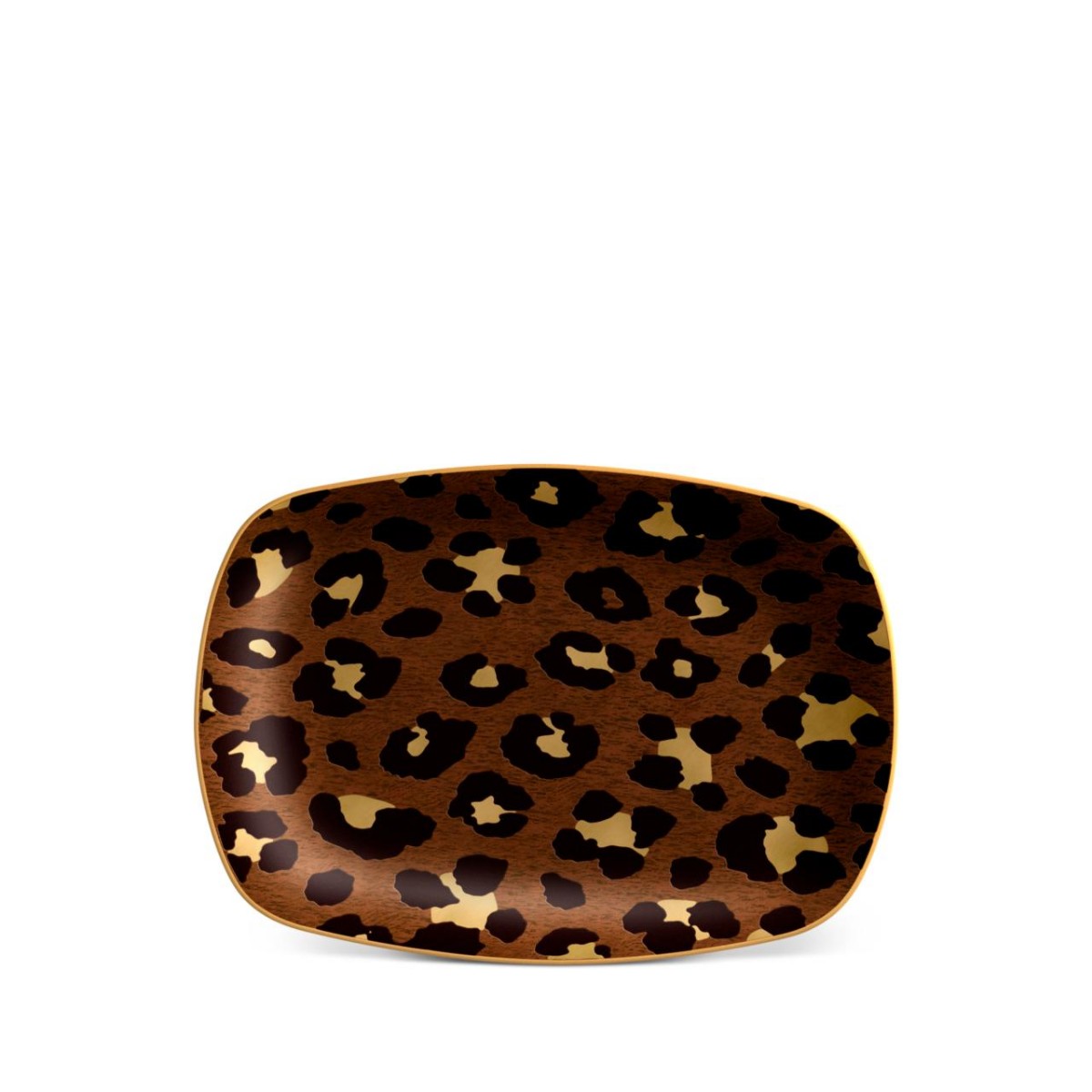 L'Objet I Leopard Rectangular Tray - Small