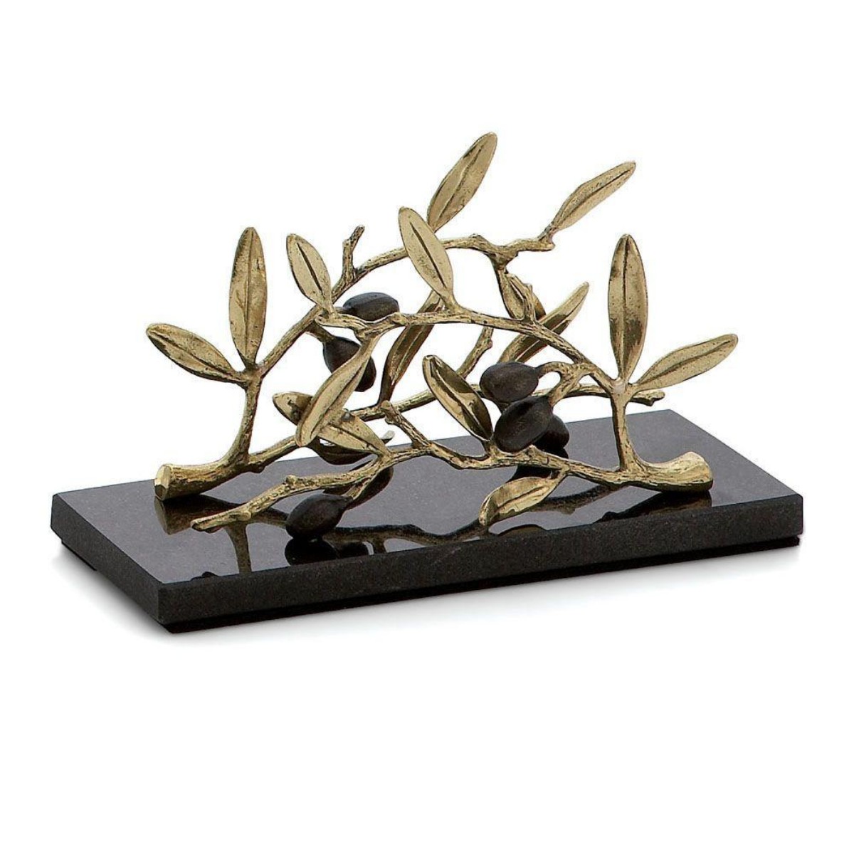 Michael Aram I Olive Branch Vertical Napkin Holder