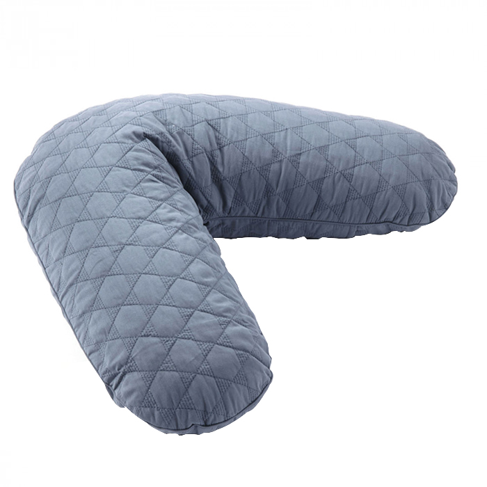 Smallstuff - Quilted Nursing Pillow - Denim