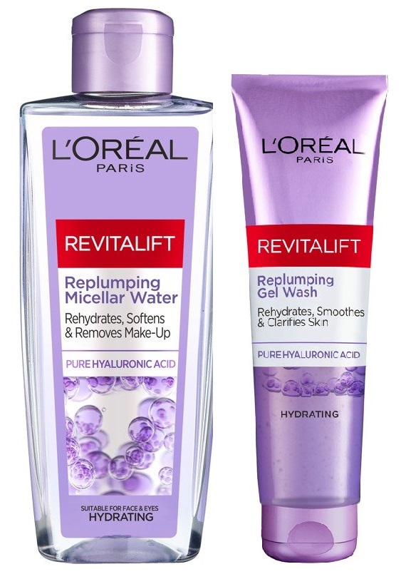 L'Oréal Paris - Revitalift Micellar Water 200 ml + Gel Wash 150 ml