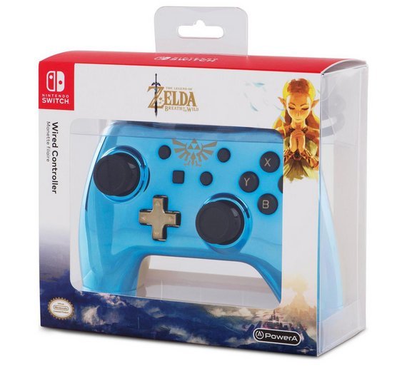 PowerA Controller Chrome - Blue Zelda