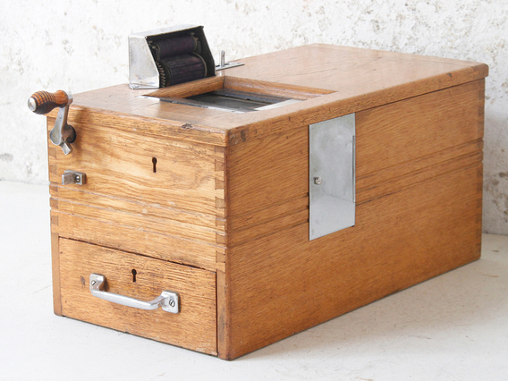 Vintage Till Register by Gledhill & Sons Brown Medium