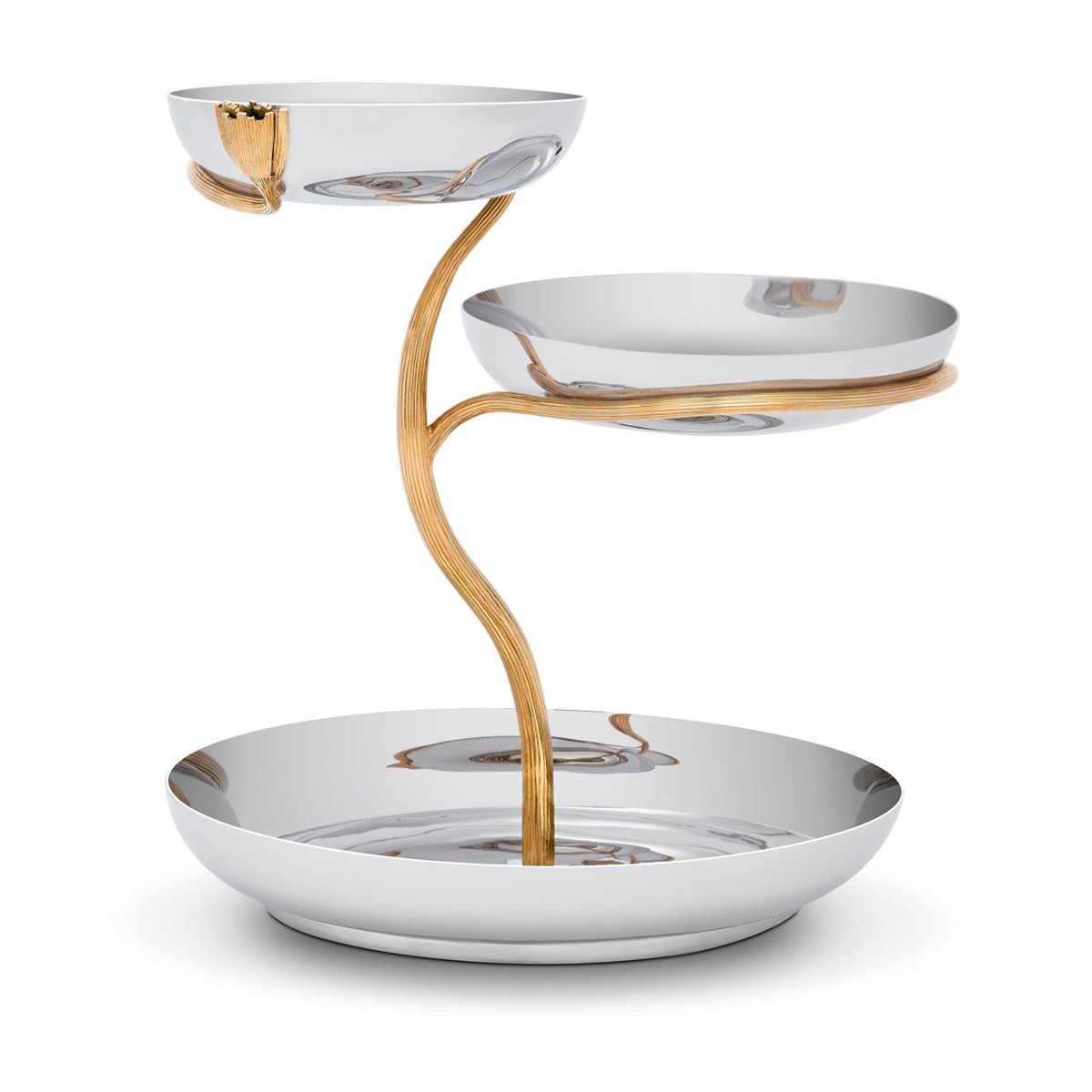 L'Objet I Deco Leaves 3-Tier Server - Large