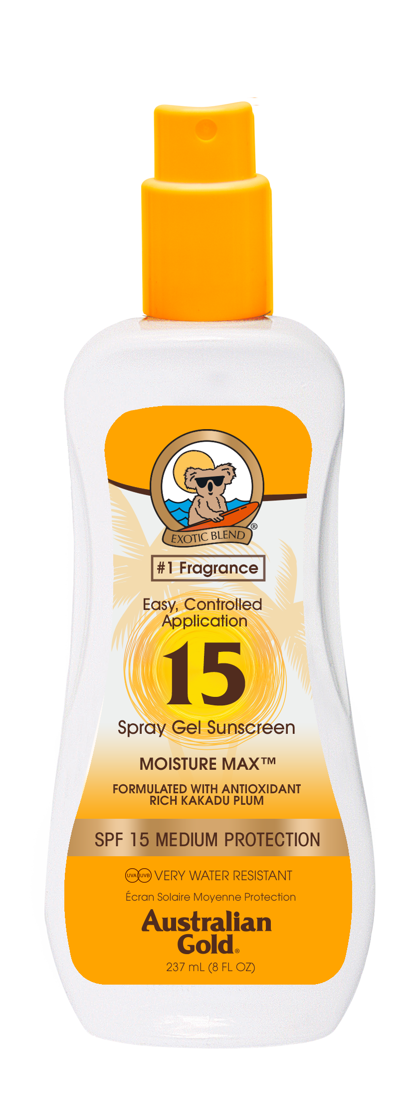 Australian Gold - Sunscreen Spray SPF 15 237 ml