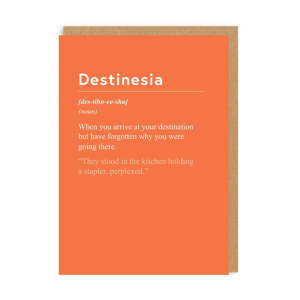 Destinesia Greeting Card