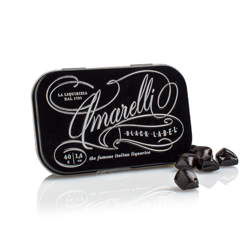 Black Label Gluten Free Liquorice 40g by Amarelli