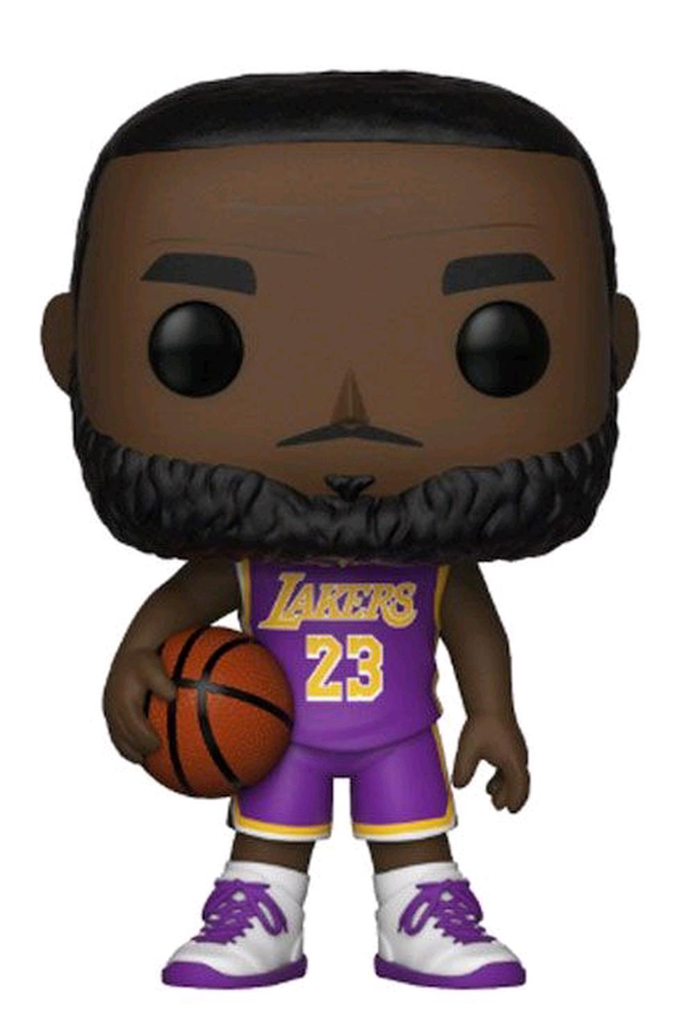 Funko POP! - NBA: Lakers - 25 cm LeBron James (Purple Jersey) (52359)