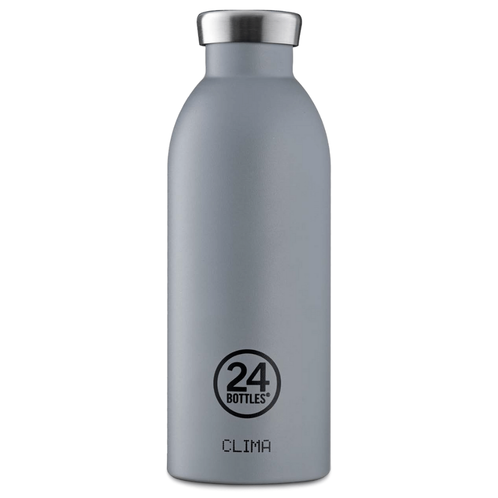 24 Bottles - Clima Bottle 0,5 L - Stone Finish - Formal Grey (24B552)