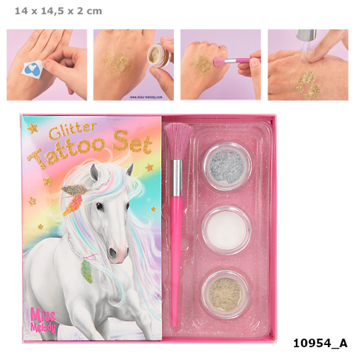 Miss Melody - Glitter Tattoo Set (410954)