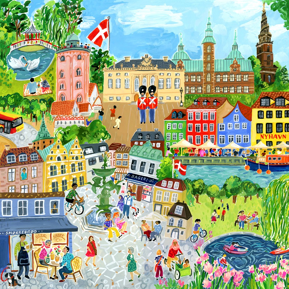 eeBoo - Puzzle - Copenhagen, 1000 pc (EPZTCOP)