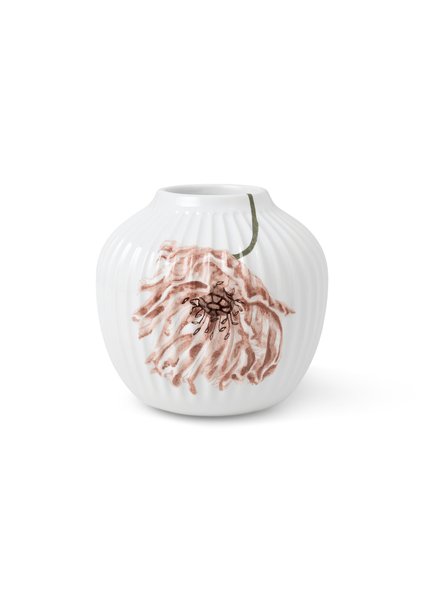 Kähler - Hammershøi Poppy Vase 13 cm - White With Deko (693018)