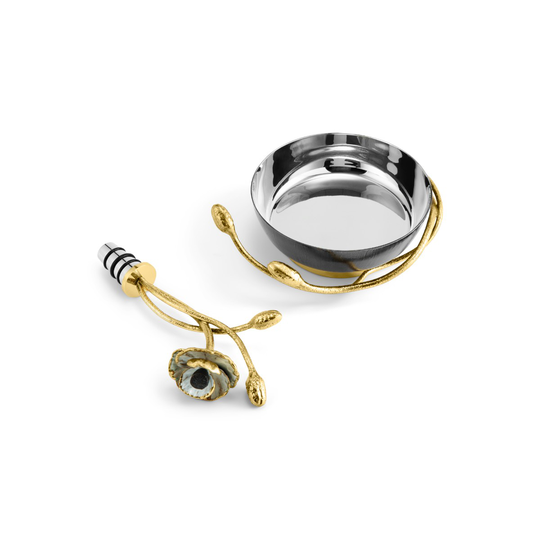 Michael Aram | Anemone Wine Coaster and Stopper Set