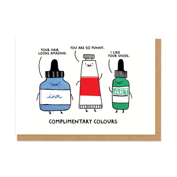 Complimentary Colours Greeting Card