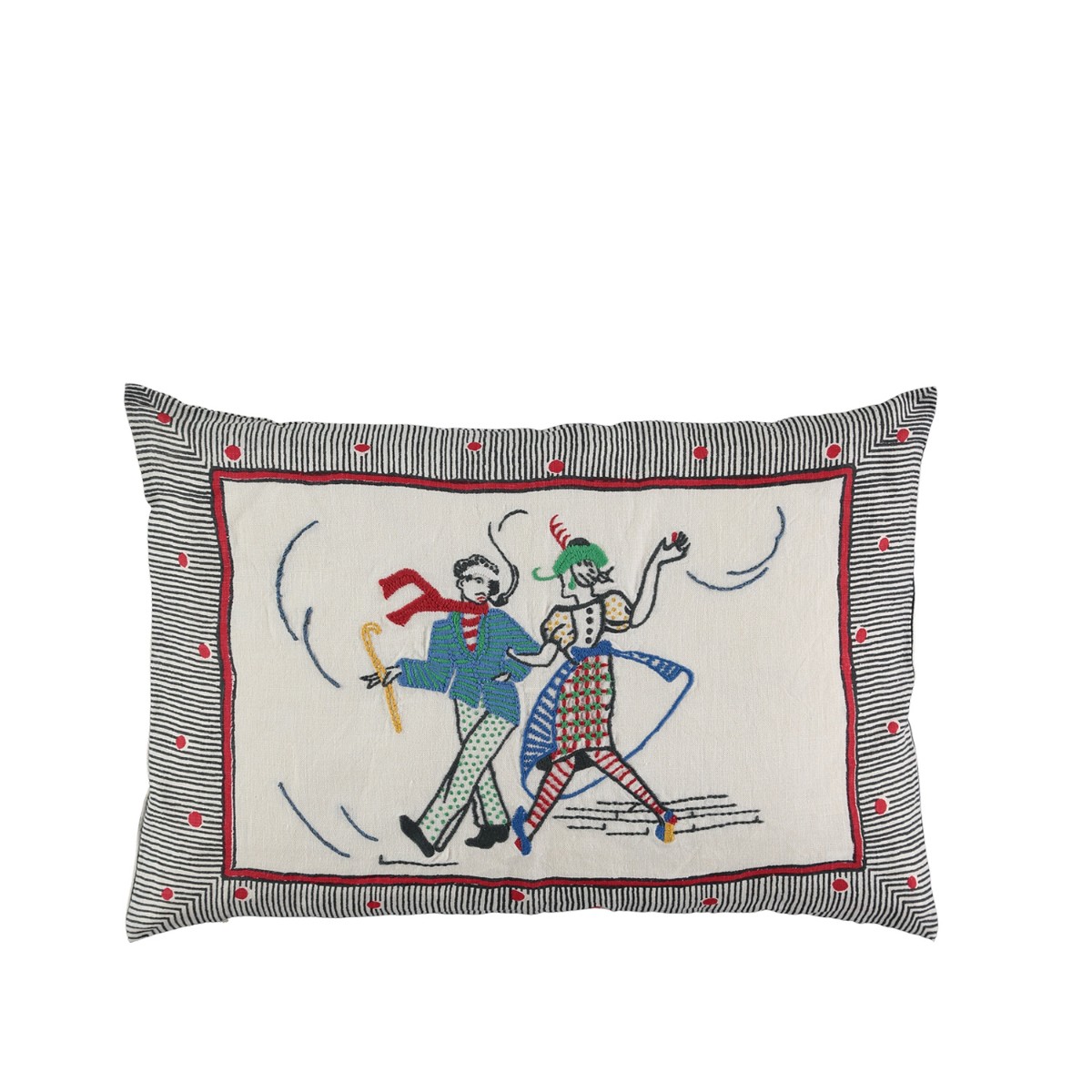 William Yeoward | Lambeth Walk Rouge Cushion