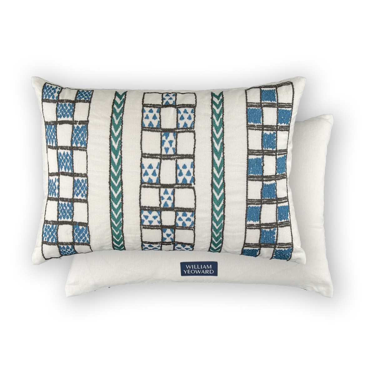 William Yeoward | Mancora Cushion Peacock