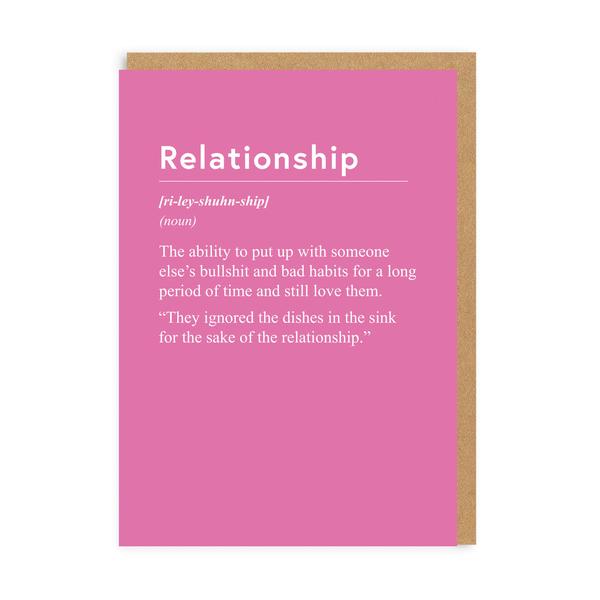 Relationship Greeting Card