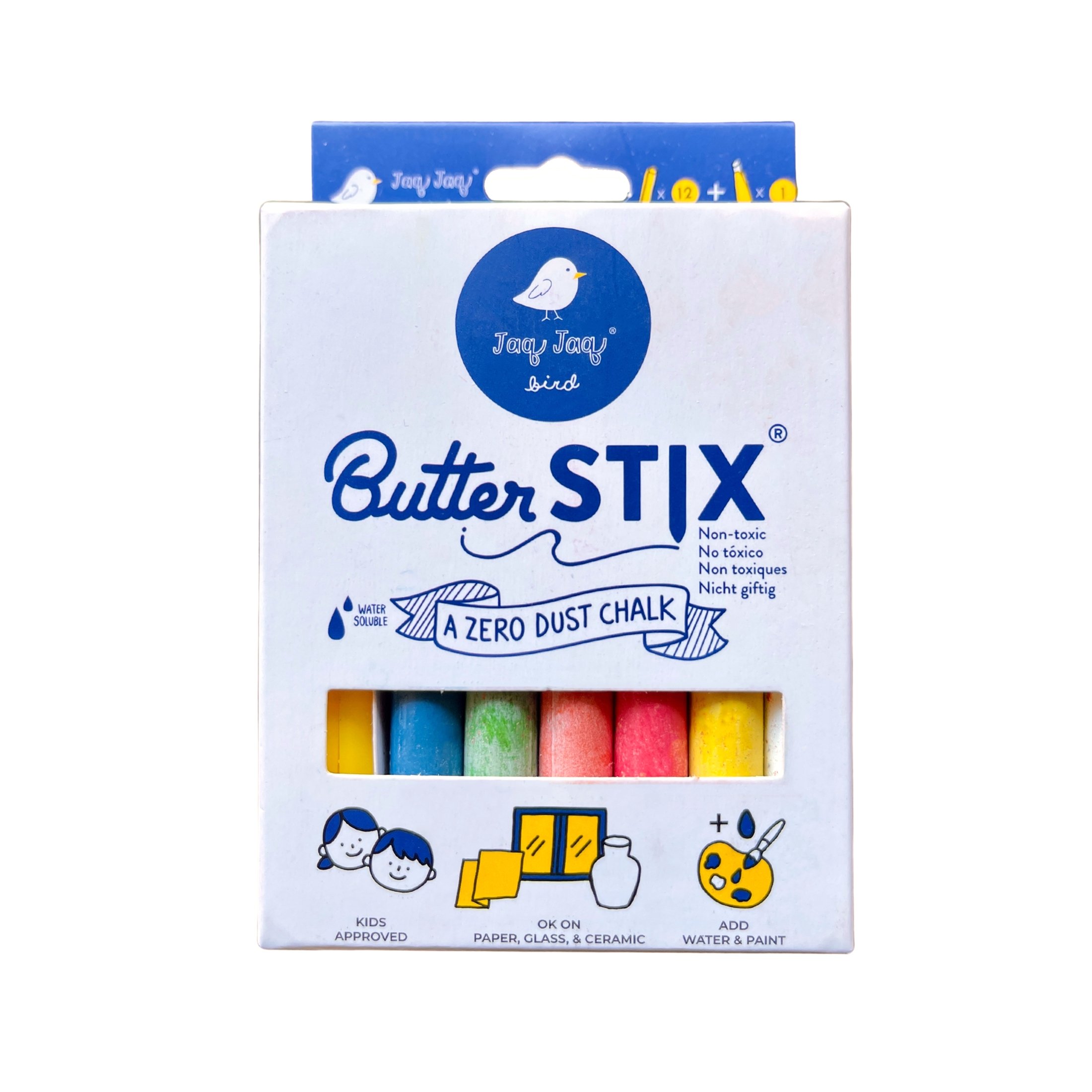 Jaq Jaq Bird - ButterStix Colors, 12 pc (J-BSC-HOL19)