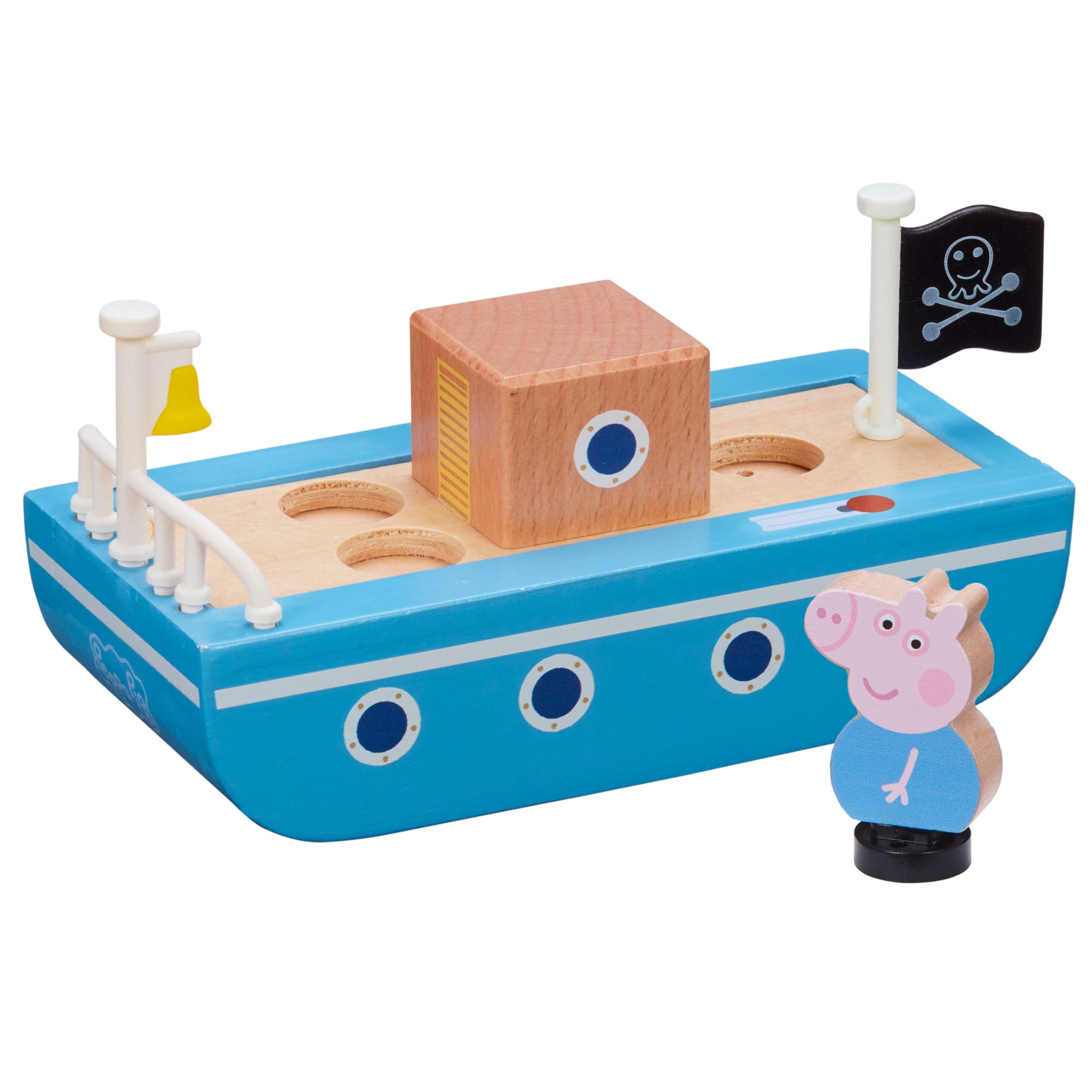 Peppa Pig - Wooden Boat w. Figure (20-00110)