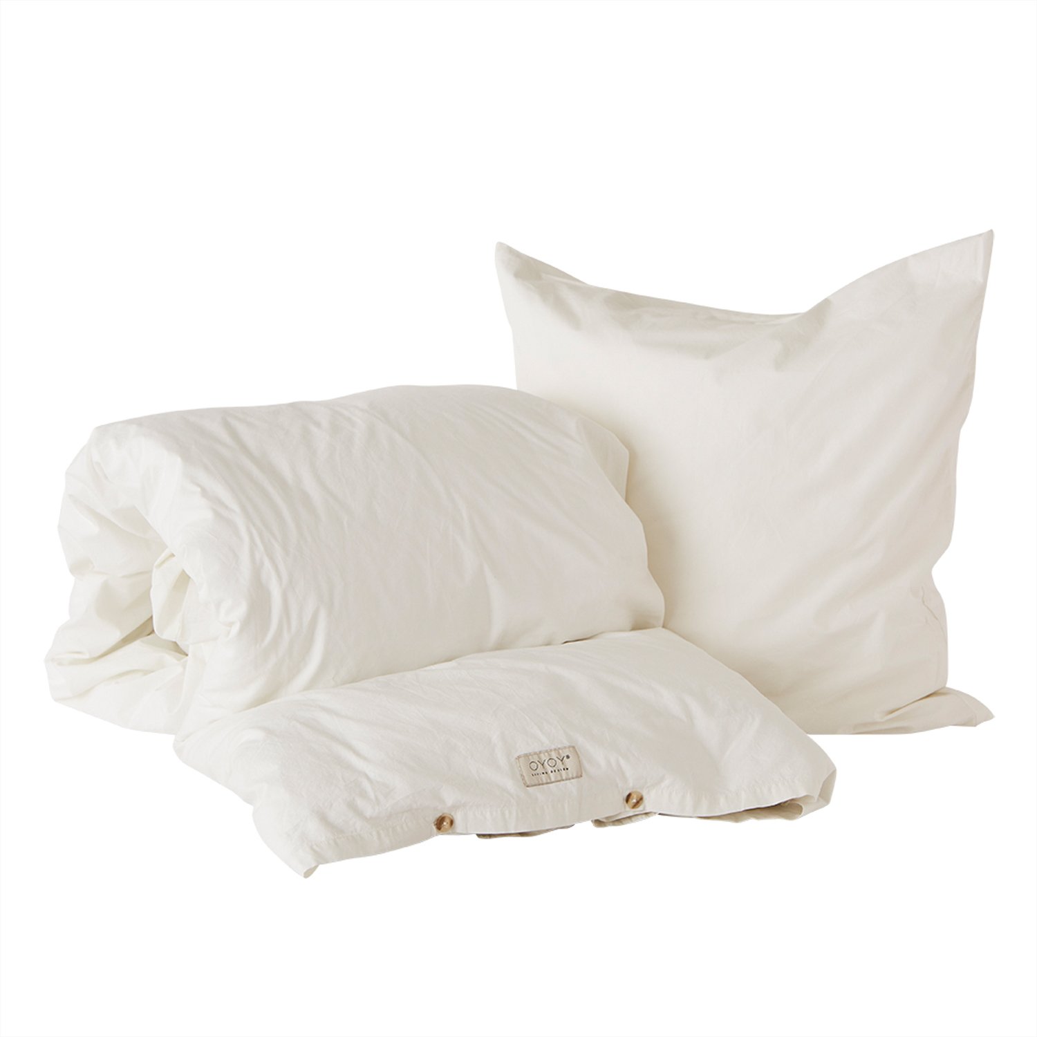 OYOY Living - Nuku Organic Bedding - 140 x 200 - Offwhite
