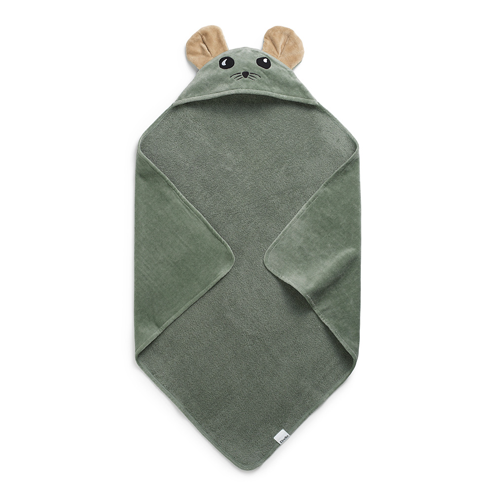Elodie Details - Hooded BathTowel - Hazy Jade Max