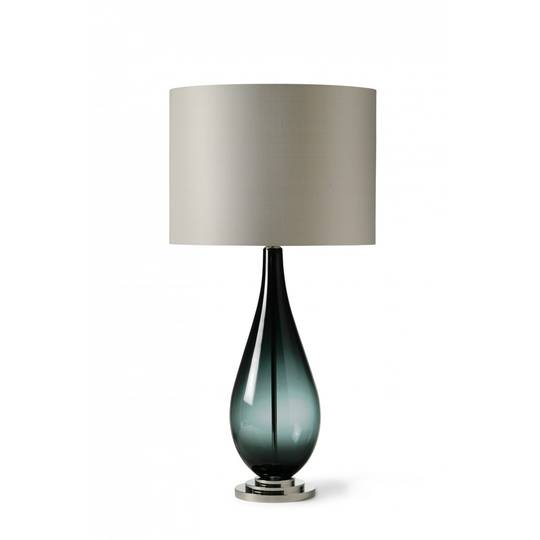 Porta Romana I Chianti Lamp I Petrol With Nickel Base