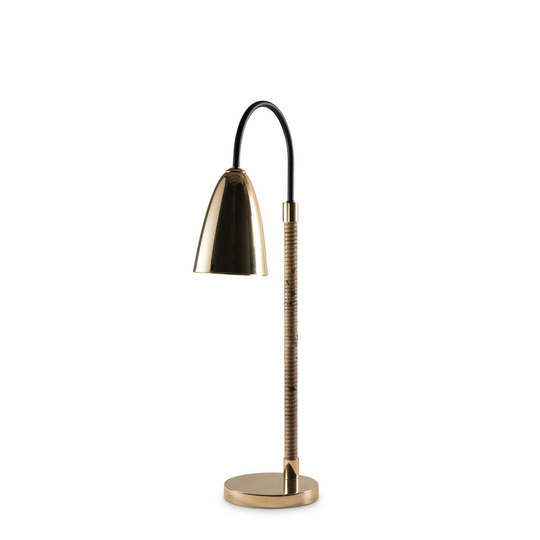 Porta Romana I Holden Desk Lamp I Black With Brass