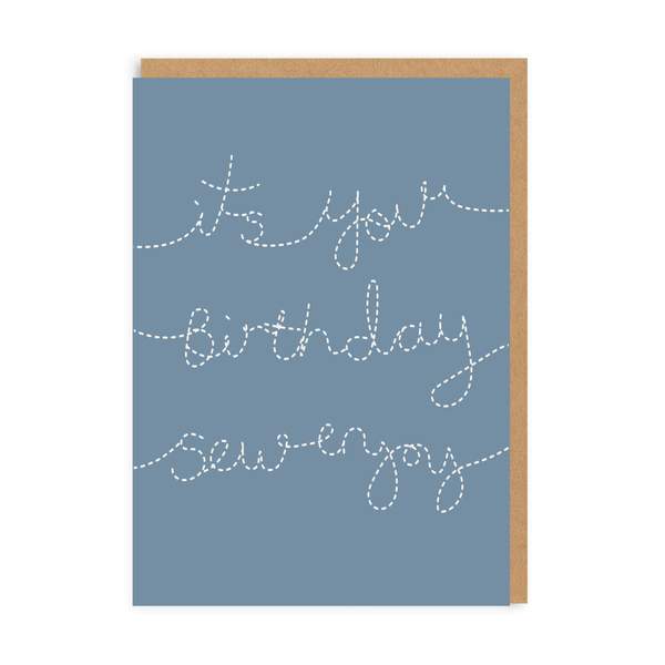 Birthday Sew Enjoy Greeting Card