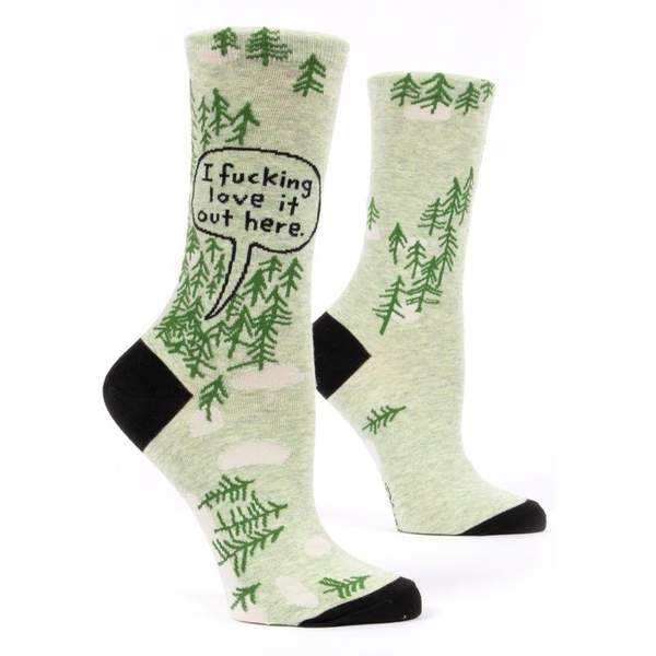 F*cking Love It Out Here: Womens Crew Socks