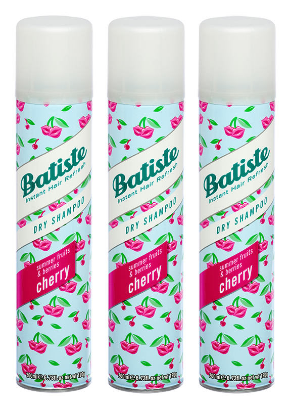 Batiste - 3 x Dry Shampoo Cherry 200 ml