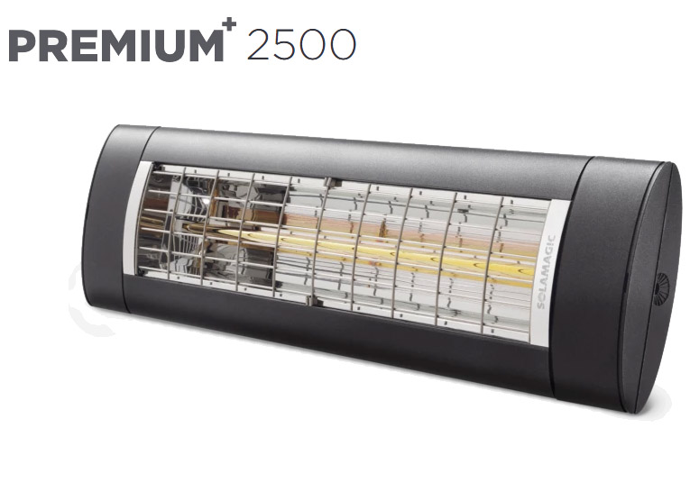 Solamagic - 2500 Premium+ Patio Heater​​ - Antracite - 5 Years Warranty