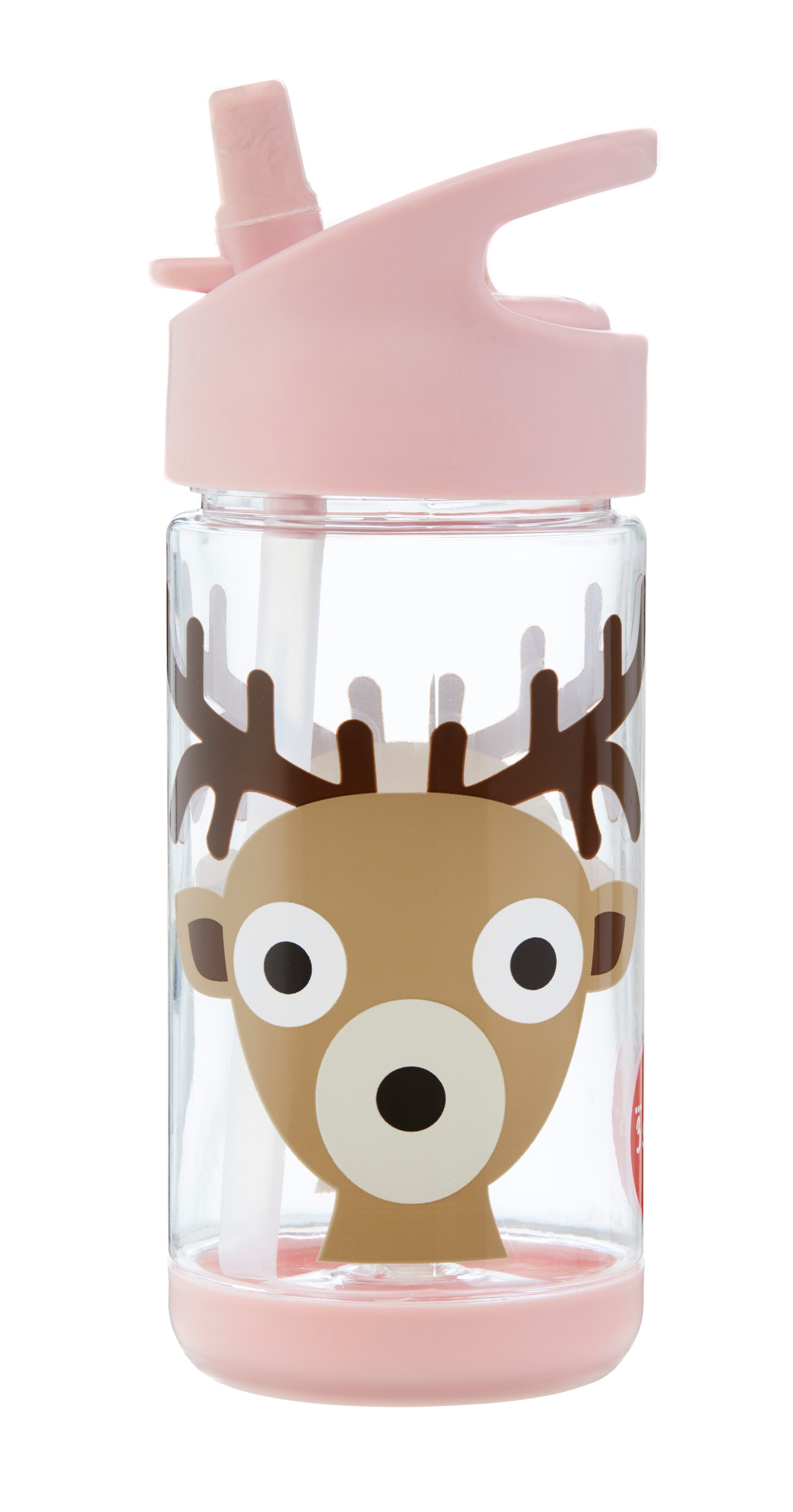 3 Sprouts - Water Bottle - Pink Deer