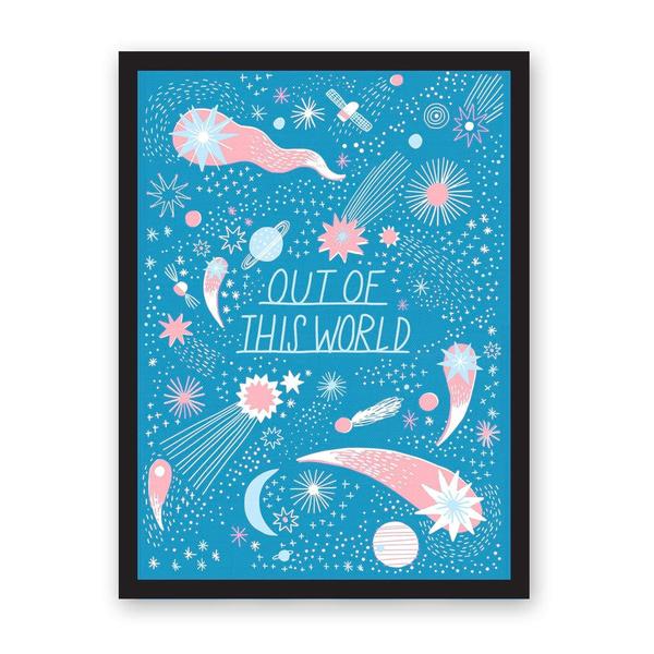 A3 Out Of This World Riso Print