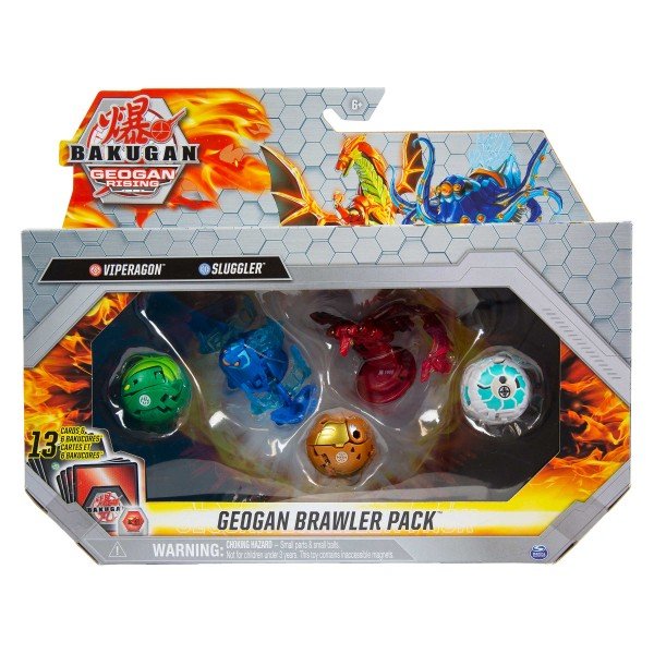 Bakugan - Geogan Brawler Pack - Viperagon & Sluggler
