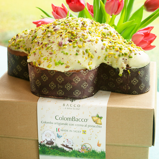 Colomba Cake with Pistachio Cream 900g by Bacco
