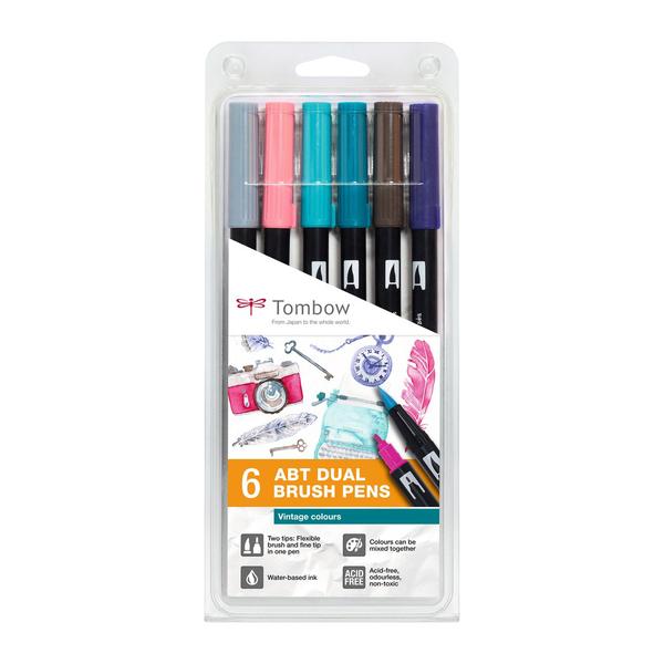 Tombow ABT Vintage Colours Brush Pens