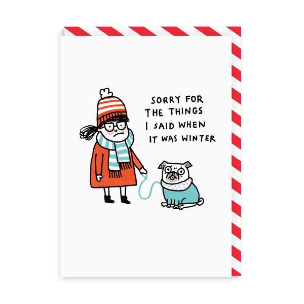 When It Was Winter Greeting Card