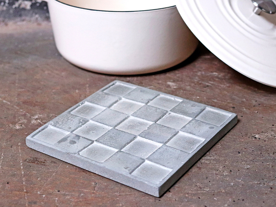 Cement Square Trivet