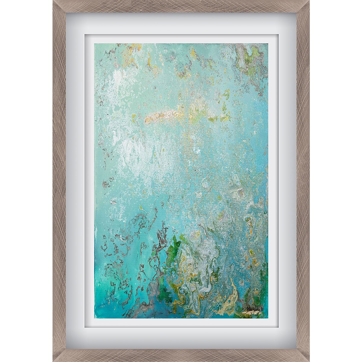 Aerial Ocean Pewter - Small